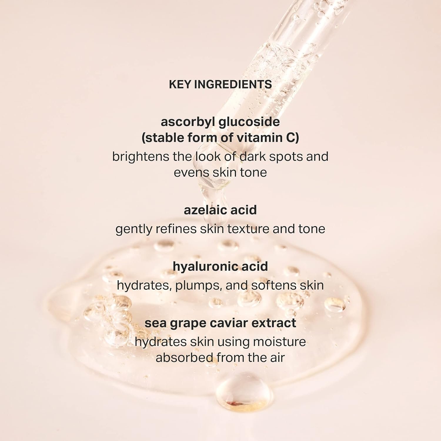 Cocokind Vitamin C Glow Serum with Azelaic Acid and Sea Grape Caviar for Bright and Even Skin, 1 Fl Oz - Image 5